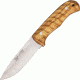 Nieto Cuchillo Coyote Fixed Blade Knife, SS PE Blade, Hardwood Olive handle NIE2058