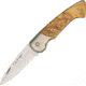 Nieto Navaja Camping Fold Knife, SS Slipjoint PE Blade, Hardwood Olive handle NIE109