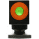Night Fision Glow Dome Night Sight Set, U Rear, Glock 42/43/43X, Orange Front/Black Rear w/Green Tritium, NSN No, GLK-003-007-GD-POGZG