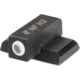 Night Fision OEM Height Tritium Pistol Night Sight, Smith &amp; Wesson Bodyguard 2.0, White Front Ring, SAW-208-001-WGXX