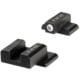 Night Fision OEM Height Tritium Pistol Night Sight, Smith &amp; Wesson Bodyguard 2.0, White Front, Blank Rear, SAW-208-024-WGZX