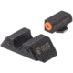 Night Fision Standard Height Night Sight Set, Glock 48, Orange Front Ring, U Notch Rear, GLK-005-007-OGZG