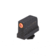 Night Fision Optics Ready Stealth Lower 1/3rd Night Sight Set, Glock 17/19/34 w/ RMR/507c/SRO/ACRO, Orange Front, Black, GLK-001-330-353-OGZG
