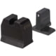 Night Fision Optics Ready Stealth Heckler &amp; Koch Night Sight Set, HK VP9 w/ DPP/509t/Acro, Black Front Ring, Blank Rear Sight, HAK-127-480-517-ZGZX