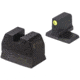 Night Fision Optics Ready Stealth Heckler &amp; Koch Night Sight Set, HK VP9 w/ RMR/507c/508t, Yellow Front Ring, Blank Rear Sight, HAK-127-350-387-YGZX