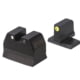 Night Fision Optics Ready Stealth Heckler &amp; Koch Night Sight Set, HK VP9 w/ RMR/507c/508t, Yellow Front, Black, HAK-127-350-387-YGZG