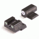 Night Fision Perfect Dot Night Sight Set w/Front, Square Rear, White Front w/Green Tritium, White Rear w/Green Tr, Fits Canik TP9SF ELITE/TP9SF/TP9SA, CNK-027-003-WGWG