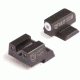 Night Fision Perfect Dot Suppressor Height Night Sight Set w/Front, Square Rear, White Front w/Green Tritium, Black Rear w/Green Tr, Canik Suppressor Height TP9SF ELITE/TP9SF/TP9, CNK-028-003-WGZG