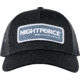 NightForce Trucker Hat, Low Profile, w/ Patch, Black, Medium/Large, A523-ML