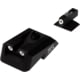 Nighthawk Custom 1911 Sight Kit, Defensive Fixed Rear, Two-Dot Tritium, Tritium Front .180in, SI0017-.180