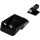 Nighthawk Custom 1911 Sight Kit, Defensive Fixed Rear, Two-Dot Tritium, Tritium Front .190in, SI0017-.190