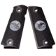 Nighthawk Custom Alumagrips, Government w/ Nighthawk Logo, Ambi Cut, Thin, G121