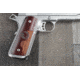 Nighthawk Custom Cocobolo Grips, Gov., Finger Pin Point Checkering, w/Mag Release Groove, Ambi Cut, Nighthawk Logo, G170