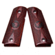 Nighthawk Custom Cocobolo Grips, Officer, Double Diamond Checkering, Ambi Cut, w/Nighthawk Logo, G174