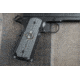 Nighthawk Custom Mil-Tac Black and Gray Spiral Grips, Gov. w/Nighthawk Logo, G139