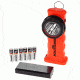 Nightstick Intrinsically Safe 6AA Dual Angle Light,200 Lumens,Red XPP-5570R