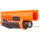 Nightstick Shotgun Forend LED Light For Mossberg 500/590/Shockwave w/ Green Laser, Less-Lethal Orange, SFL-12GL