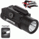 Nightstick Weapon Mounted Light for Long Gun, CR123, 850 Lumens, Black, TWM-852XL