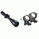 Nikon Monarch 4-16x50 Side Focus Rifle Scope, Matte Black w/BDC Reticle 8440 w/ Burris Xtreme Tactical 1 Inch Rifle Scope Ring Pair, Extra High 1in, Black 420183
