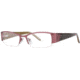 Nina Ricci NR2254 Bifocal Prescription Eyeglasses - Frame Burgundy, Size 52/17mm NR2254F03