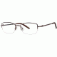 Nina Ricci NR2279F Progressive Prescription Eyeglasses - Frame Brown, Size 52/18mm NR2279F02