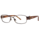 Nina Ricci NR2401 Progressive Prescription Eyeglasses - Frame Brown, Size 53/16mm NR2401F02