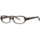 Nina Ricci NR2577F Single Vision Prescription Eyeglasses - Frame Khaki/Brown, Size 51/16mm NR2577F04