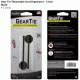 Nite Ize Gear Tie Mountable Cord Organizer 3in - Black, 2-pack GTC3-01-2R7