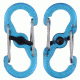 Nite Ize KeyRack Locker Stainless - S-Biner Plastic MicroLocks KLKP-01-R3