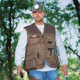 Nite Lite Elite Hunters Vest - Brown Nylon XLG, NLHV - XLarge