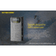 Nitecore Battery Charger, GoPro Hero 5 Black Li-ion, 2 Channels, 750 mA Max Charge Current, Black, UGP5