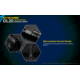 Nitecore DL20 100m Underwater Submersible 1000 Lumen Dive Light with Red Light, Black, 6952506405275