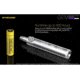 Nitecore GEM10-UV 1 x 18650/ 2 x CR123A/ RCR123A 3000 mW Ultraviolet Jeweler Flashlight, 365 nm, Black, GEM-10-UV