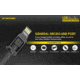 Nitecore LC10 Portable Multi-Function USB Charger for 18650 Batteries, Cell Phones with Backup Flashlight, Black, 6952506492572