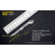 Nitecore NTK05 Titanium Folding Scalpel Keychain Knife, 2.17in, TC4 Titanium Alloy, Folding Blade, SIlver, 6952506493098