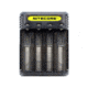 Nitecore Q4 4-Bay Quick Charger for Li-Ion, IMR Batteries, Blackberry, Q4-BLACK
