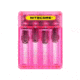 Nitecore Q4 4-Bay Quick Charger for Li-Ion, IMR Batteries, Pinky Peach, Q4-PINK