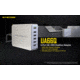 Nitecore UA66Q 6-Port 68W Quick Charge QC 3.0 2.0 USB Power Adapter, Silver, 6952506493081