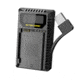 Nitecore UNK2 Dual Port USB Digital Charger for Nikon Batteries EN-EL15, Black, 6952506492671
