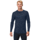 Norrona Falketind Equaliser Merino Round Neck Shirt - Mens, Indigo Night/Pure Cashmere, 2XL, 1820-22-2017-XXL