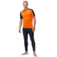Norrona Falketind Equaliser Merino T-Shirt - Mens, Orange Popsicle/Indigo Night, 2XL, 7042698472342