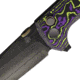 North Mountain Blade Chop 2 Button Lock Purple CF, NMB2406PRCFD