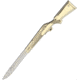 Novelty Cutlery Bolt Action Rifle Knife Folding Knife,1.5in,Stainless Steel,Standard Edge,Gold Metal Handle NV279