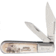 Novelty Cutlery Greatest Grandkid Barlow Folding Knife,Stainless Steel,Standard Edge,Clip and Pen,Satin, Handle NV286