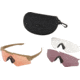 Oakley SI Standard Issue Ballistic M-Frame ALPHA Goggles, 3 Lens Array, Terrain Tan w/Clear,TR22,TR45, OO9296-2144