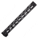 Obsidian Arms 16.5in Competition M-LOK S-Pattern Handguard, Black Hardcoat, HG-16.5-CMLSP-BLK