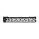 ODIN Works O2 Lite Free Float .223/5.56 M-LOK Forend, QD, Low Profile, Black, 12.5in F-12-ML-O2