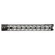 ODIN Works O2 Lite Free Float AR10 M-LOK Forend, QD, High Profile, Black, 17.5 in, F-17-ML-O2-308-2.06