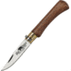 OLD BEAR Medium Folder Folding Knife,3.25in,AISI 420 Steel,Standard Edge,Brown,Walnut Handle ANT930119