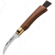OLD BEAR Mushroom Knife Walnut, 2.75 satin finish 420 stainless blade, Walnut handle, 9387/19-LN